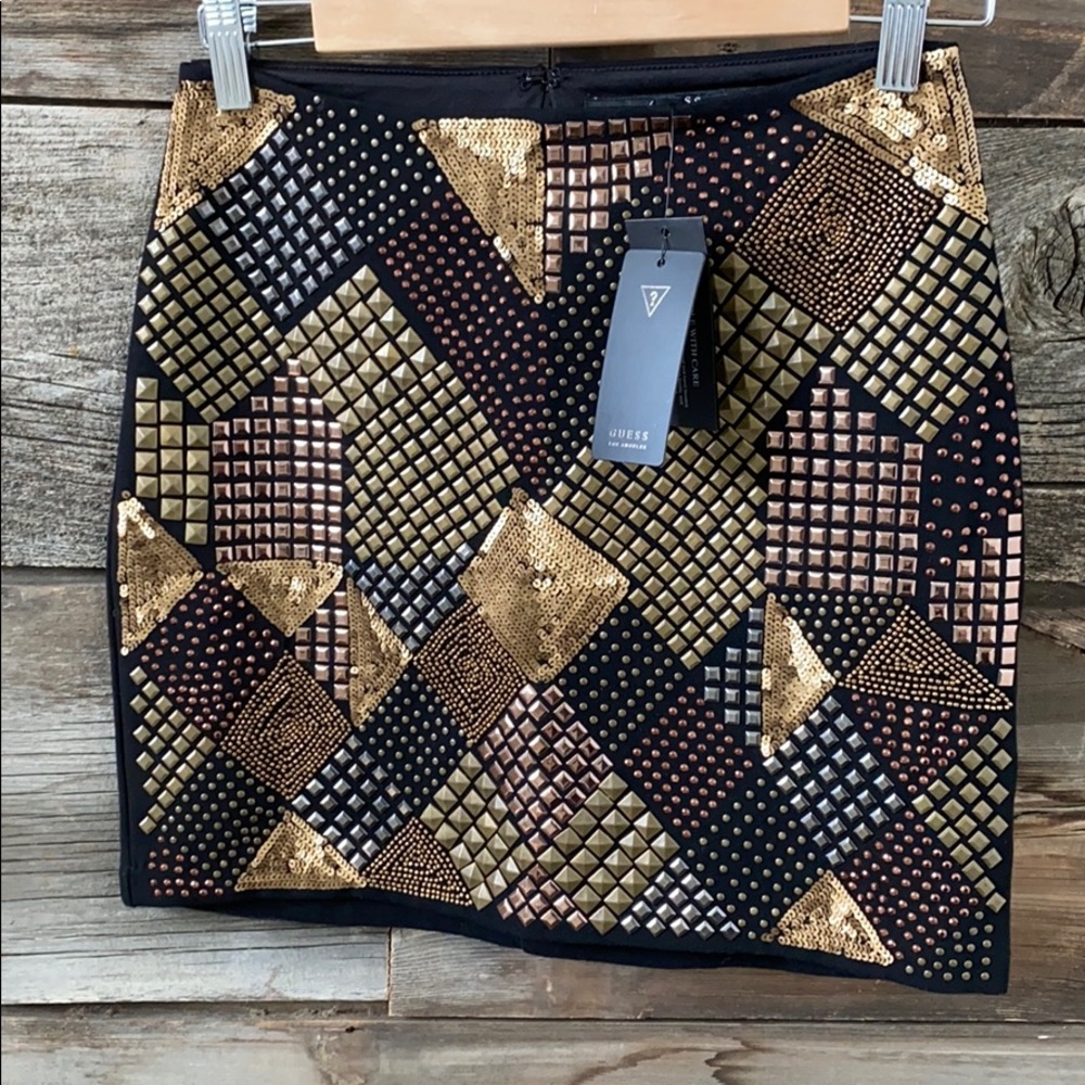 Embellished Guess Mini skirt NWT